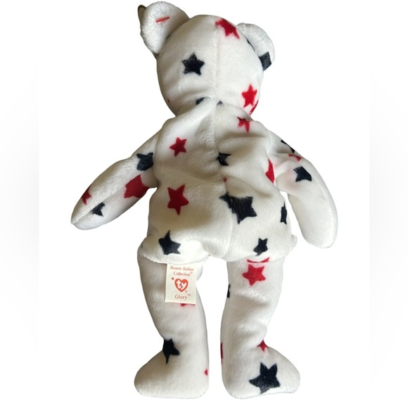 NWT Original TY Beanie Baby 1997 Glory The Bear With Matching Teenie Bear - Picture 4 of 12